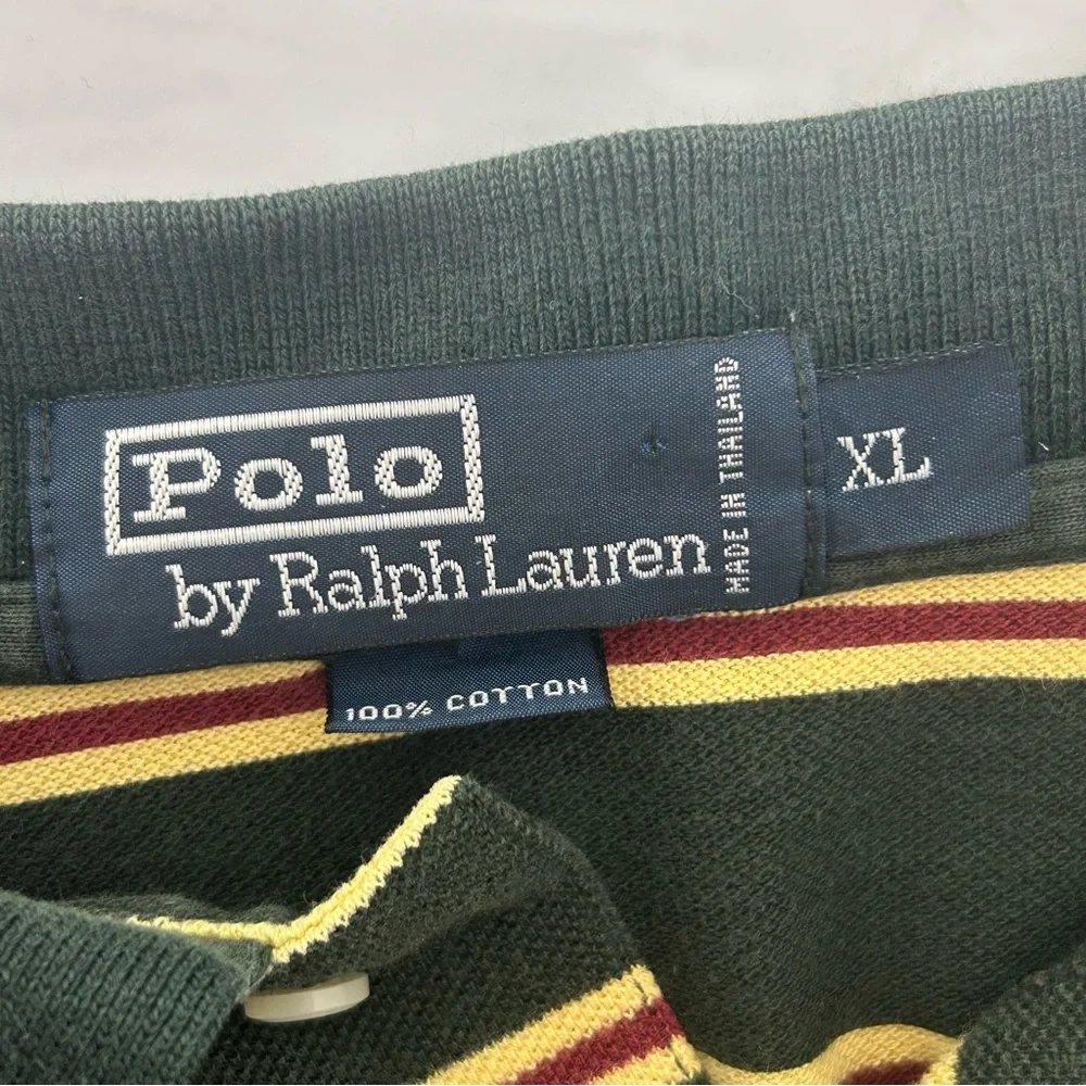 VTG RALPH LAUREN classic fit Striped Polo SHIRT